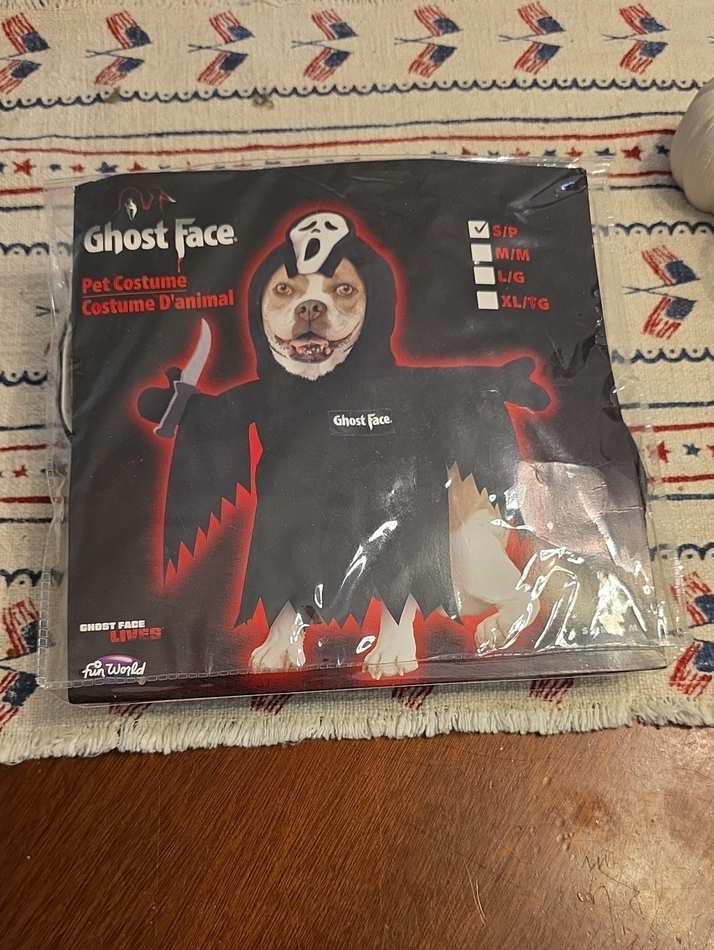 ScreamGhost Face Dog Costume